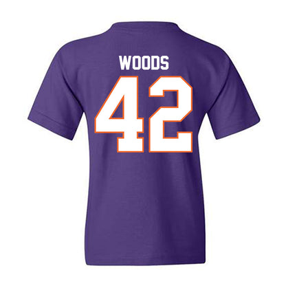 Northwestern State - NCAA Football : Braden Woods - Youth T-Shirt-1