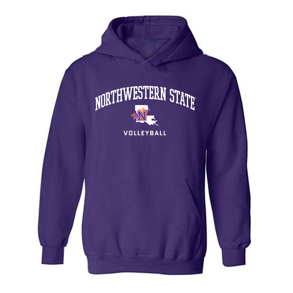 Northwestern State - NCAA Women's Volleyball : Emmarie McFarland - Hooded Sweatshirt-0
