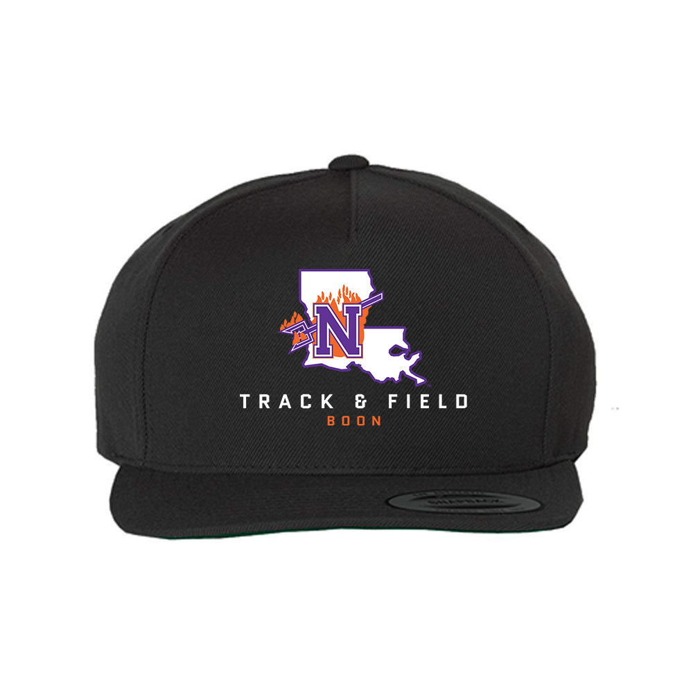 Northwestern State - NCAA Men's Track & Field : Bruce Boon - Snapback Hat-0