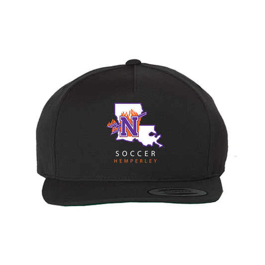 Northwestern State - NCAA Women's Soccer : Kendall Hemperley - Snapback Hat-0