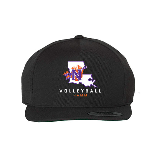 Northwestern State - NCAA Women's Volleyball : Reagan Hamm - Snapback Hat-0