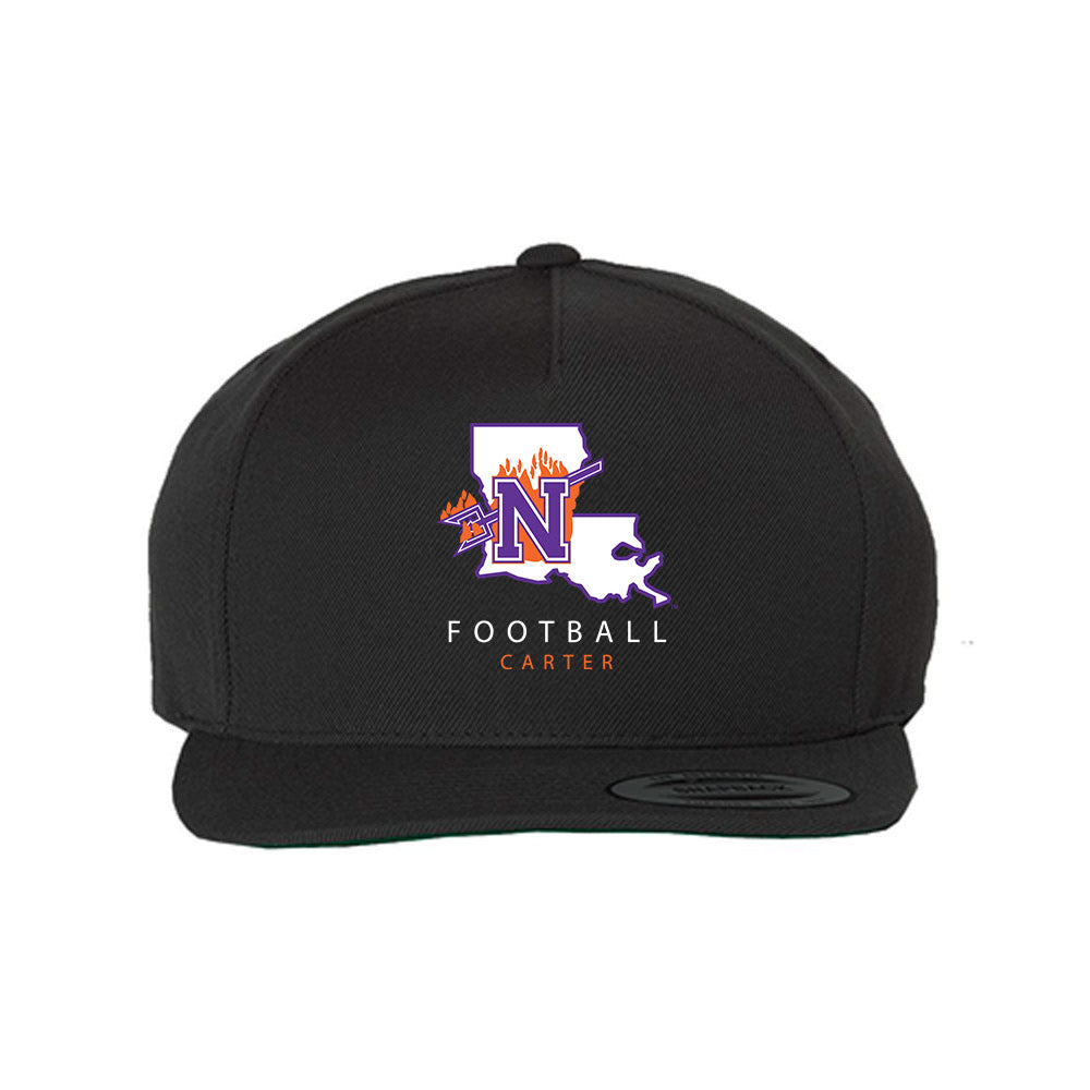 Northwestern State - NCAA Football : Luke Carter - Snapback Hat-0