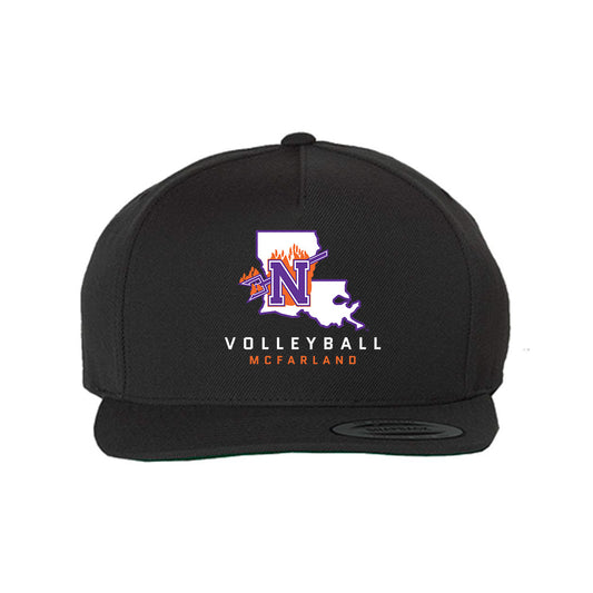 Northwestern State - NCAA Women's Volleyball : Emmarie McFarland - Snapback Hat-0