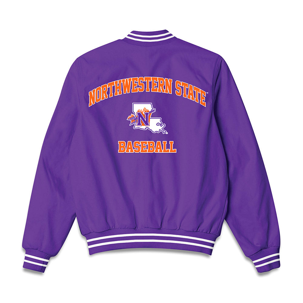 Northwestern State - NCAA Baseball : Sam Ardoin - Bomber Jacket-1