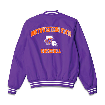Northwestern State - NCAA Baseball : JT Simonelli - Bomber Jacket-1