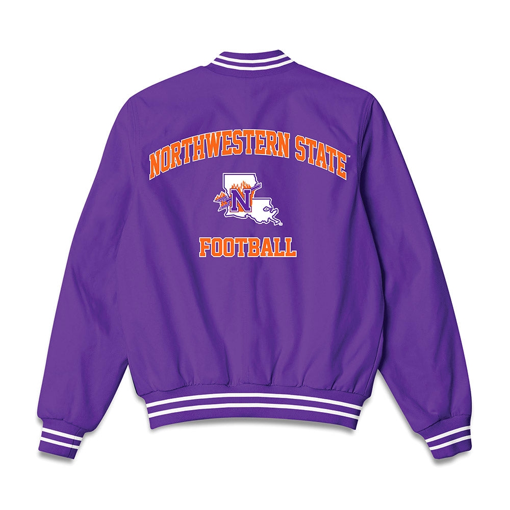 Northwestern State - NCAA Football : Kemarion Ivory - Bomber Jacket-1