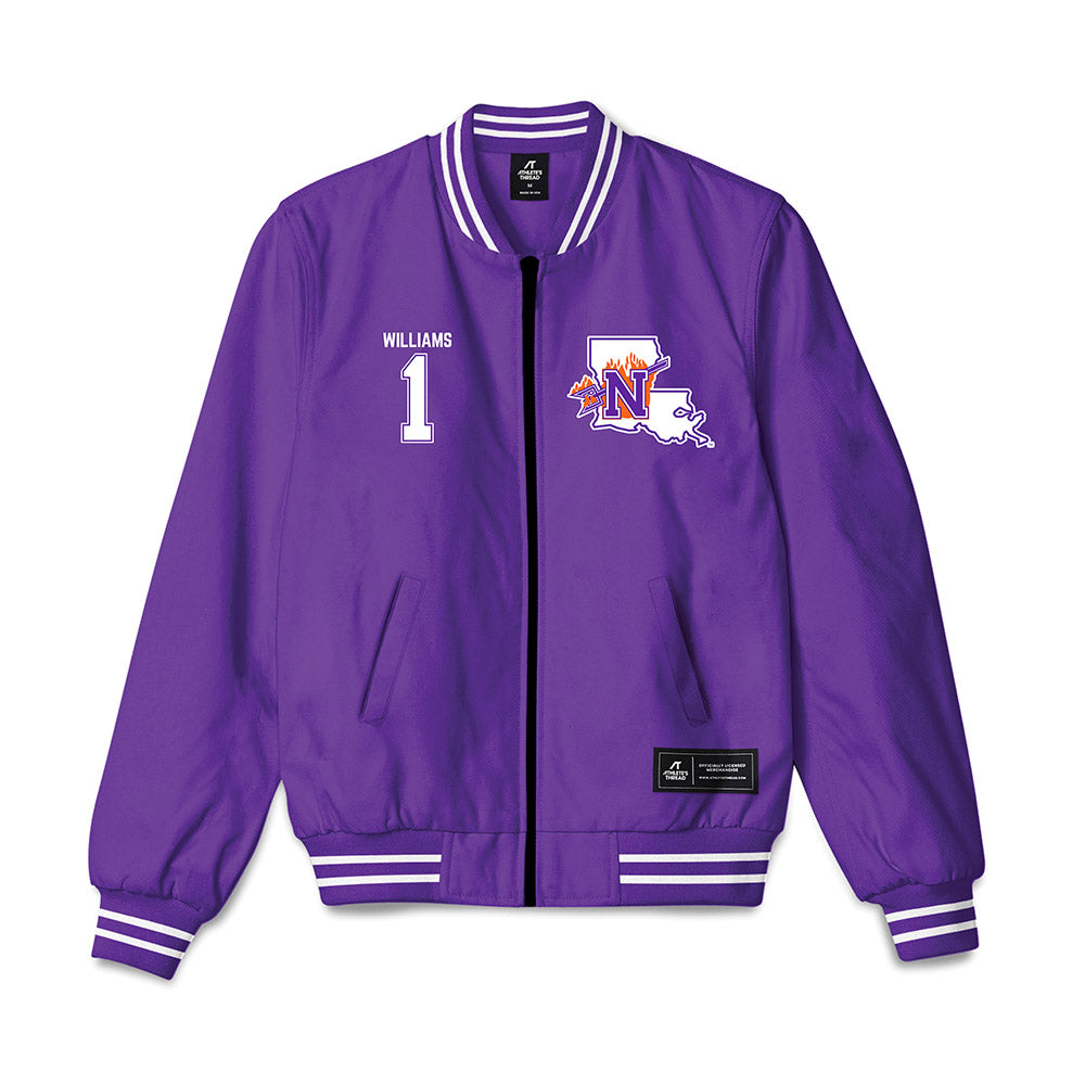 Northwestern State - NCAA Football : Christian Williams - Bomber Jacket-0