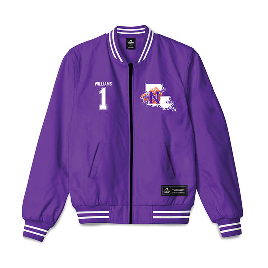 Northwestern State - NCAA Football : Christian Williams - Bomber Jacket-0
