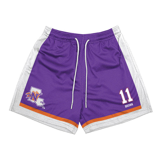 Northwestern State - NCAA Men's Basketball : Doyle Brown - Shorts-0