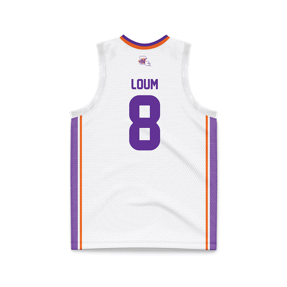Northwestern State - NCAA Men's Basketball : Moustapha Loum - Basketball Jersey-1