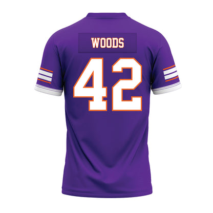 Northwestern State - NCAA Football : Braden Woods - Premium Football Jersey-1