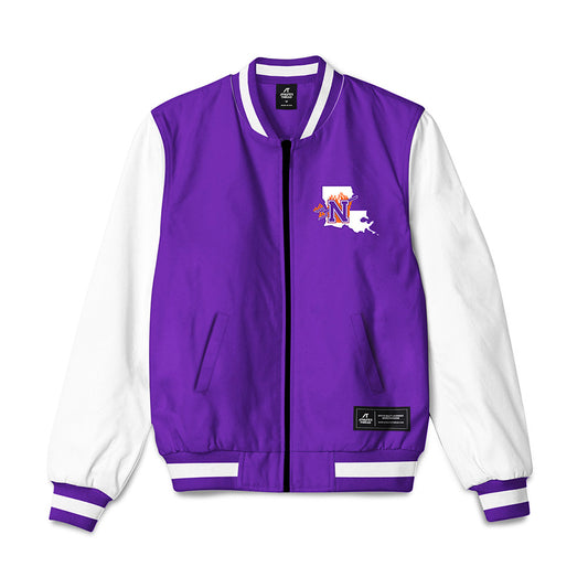 Northwestern State - NCAA Women's Track & Field : Margaret Mannering - Bomber Jacket-0