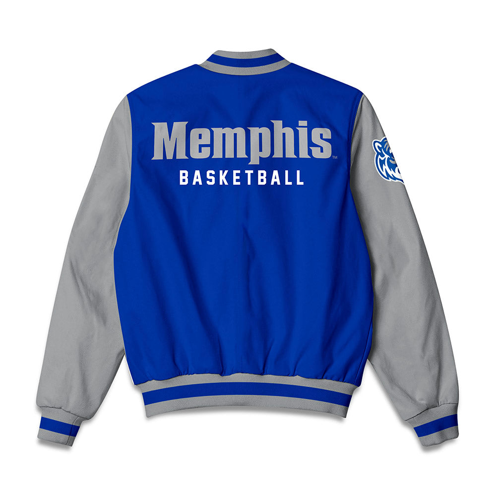 Memphis - NCAA Men's Basketball : Joshua Holloway - Bomber Jacket-1