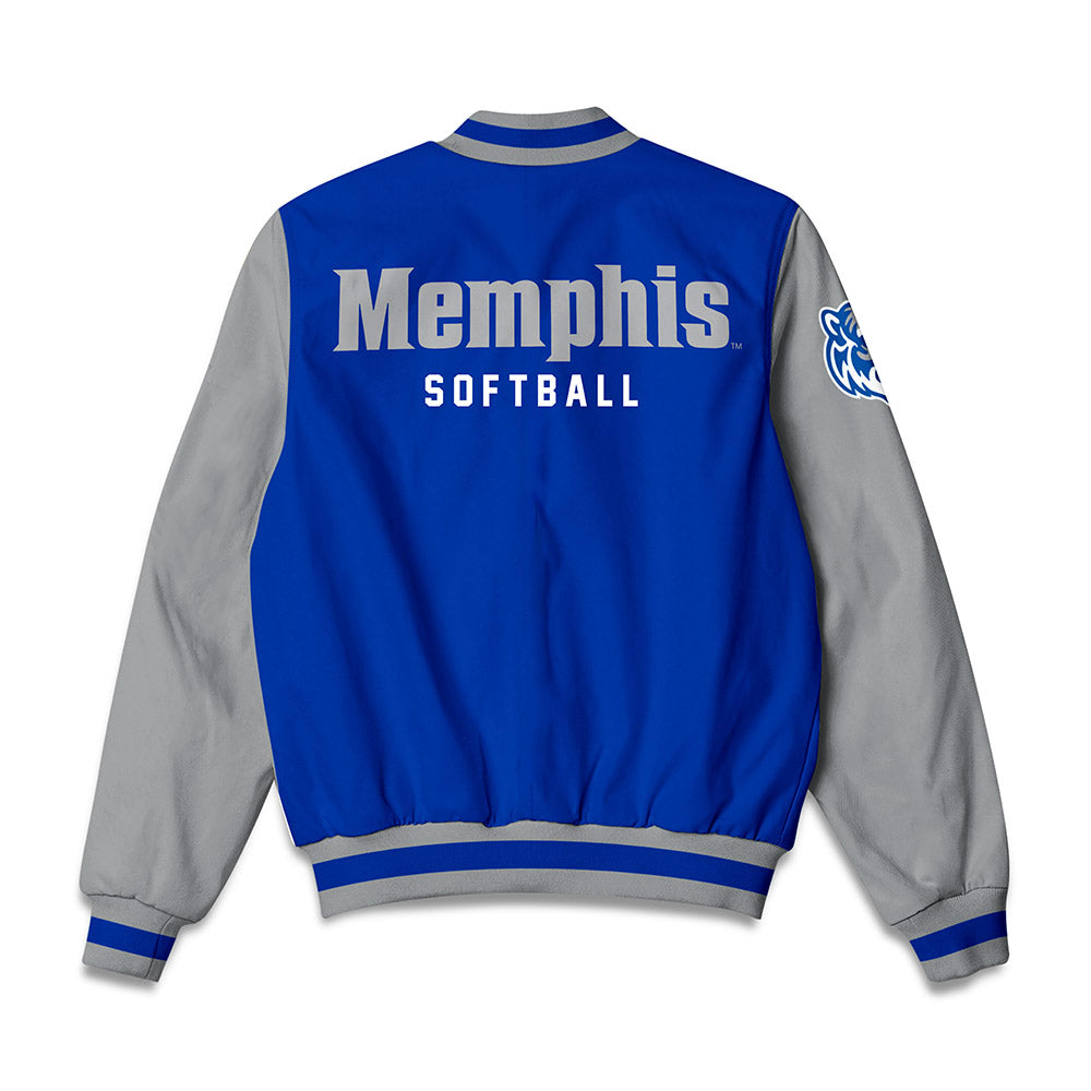 Memphis - NCAA Softball : Jaila Mitchell - Bomber Jacket-1