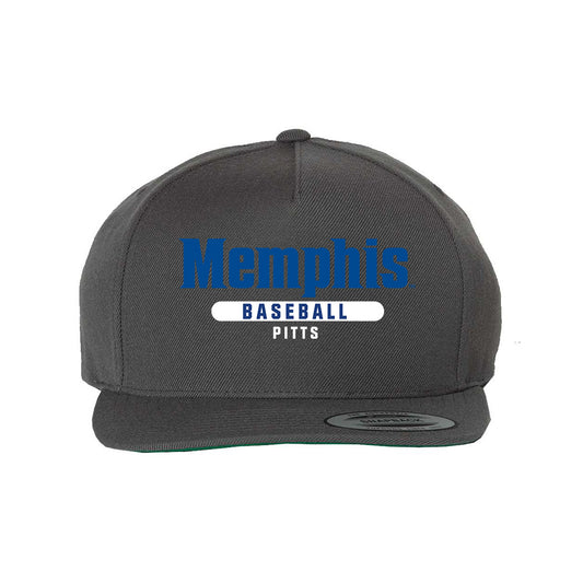 Memphis - NCAA Baseball : Jack Pitts - Snapback Hat-0