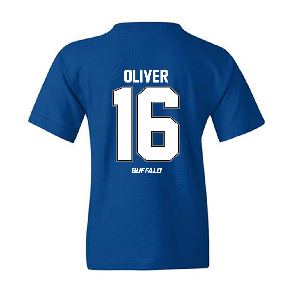 Buffalo - NCAA Football : Caleb Oliver - Classic Shersey Youth T-Shirt-1