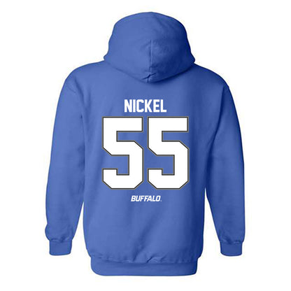 Buffalo - NCAA Football : Mason Nickel - Classic Shersey Hooded Sweatshirt-1