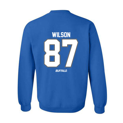 Buffalo - NCAA Football : Trevor Wilson - Classic Shersey Crewneck Sweatshirt-1