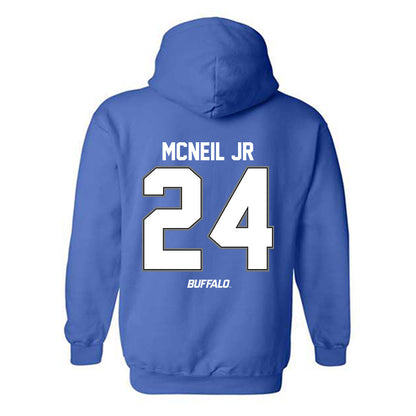 Buffalo - NCAA Football : James McNeil Jr - Classic Shersey Hooded Sweatshirt-1