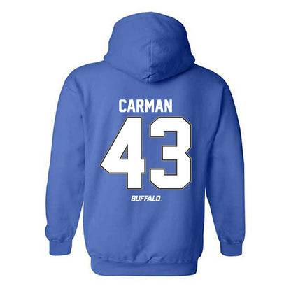 Buffalo - NCAA Women's Basketball : Ally Carman - Hooded Sweatshirt-1