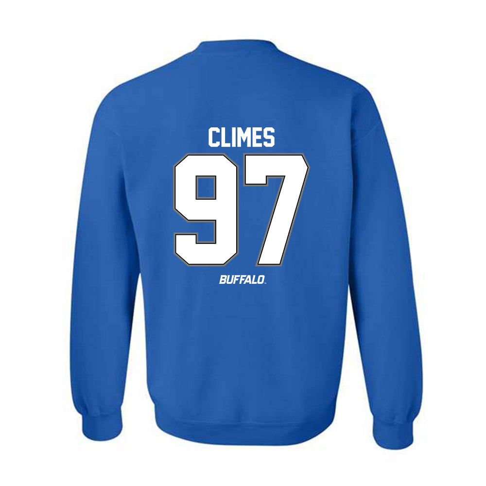 Buffalo - NCAA Football : Christopher Climes - Classic Shersey Crewneck Sweatshirt-1