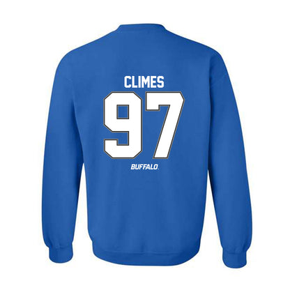 Buffalo - NCAA Football : Christopher Climes - Classic Shersey Crewneck Sweatshirt-1