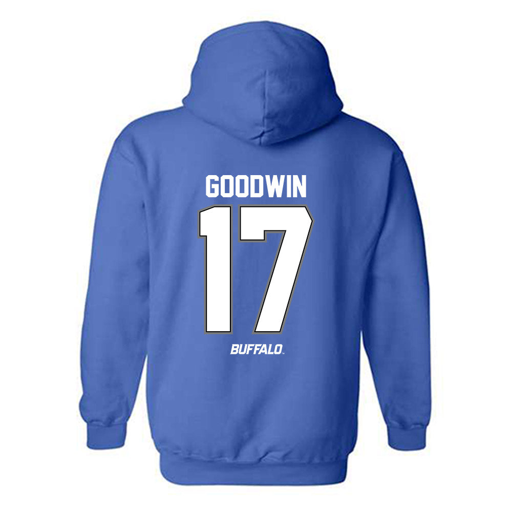 Buffalo - NCAA Football : Logan Goodwin - Classic Shersey Hooded Sweatshirt-1