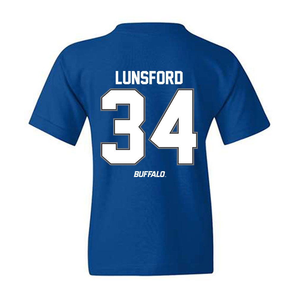 Buffalo - NCAA Football : Preston Lunsford - Classic Shersey Youth T-Shirt-1