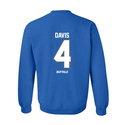 Buffalo - NCAA Football : Ronnell Davis - Classic Shersey Crewneck Sweatshirt-1