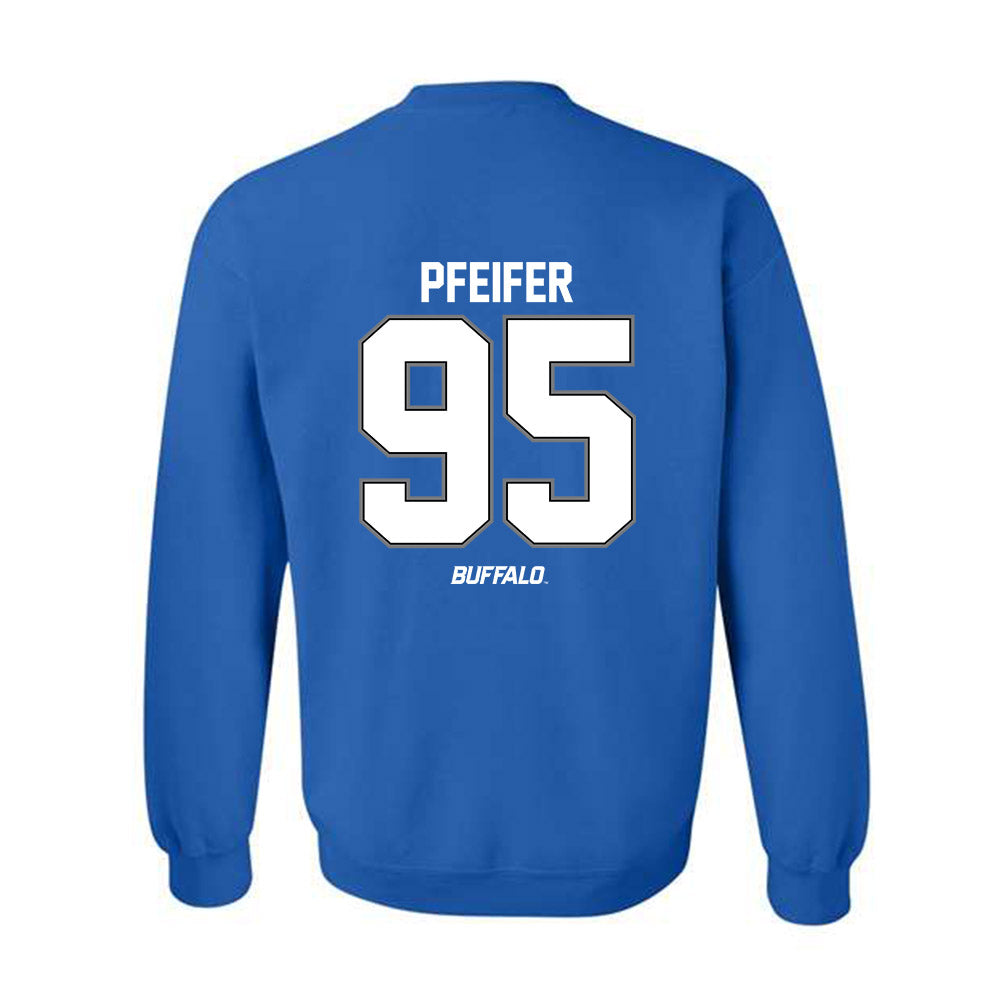Buffalo - NCAA Football : Evan Pfeifer - Classic Shersey Crewneck Sweatshirt-1