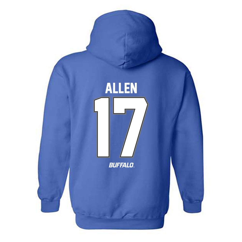 Buffalo - NCAA Softball : Nicole Allen - Classic Shersey Hooded Sweatshirt-1