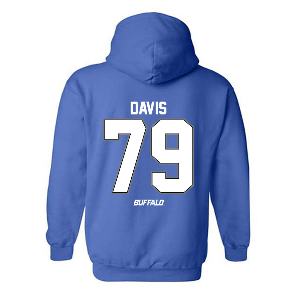 Buffalo - NCAA Football : Cameron Davis - Classic Shersey Hooded Sweatshirt-1