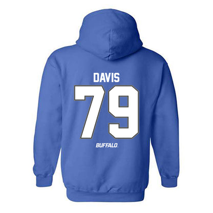 Buffalo - NCAA Football : Cameron Davis - Classic Shersey Hooded Sweatshirt-1
