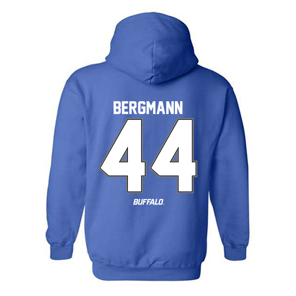 Buffalo - NCAA Football : Zach Bergmann - Classic Shersey Hooded Sweatshirt-1