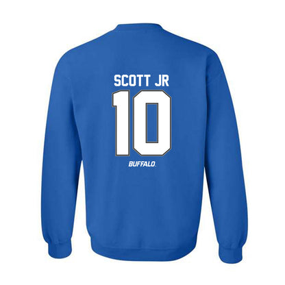 Buffalo - NCAA Football : Mark-Anthony Scott Jr - Classic Shersey Crewneck Sweatshirt-1