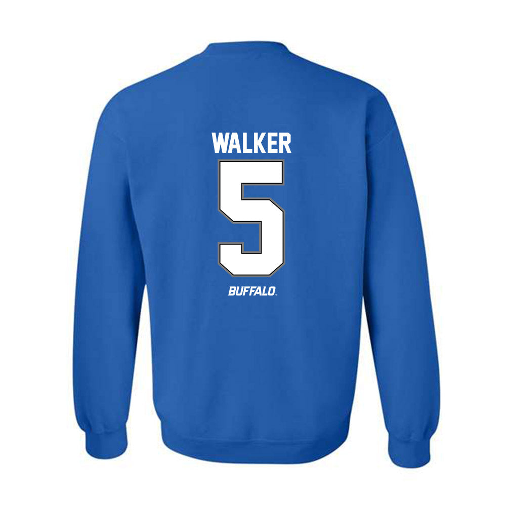 Buffalo - NCAA Football : Clint Walker - Classic Shersey Crewneck Sweatshirt-1