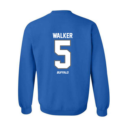 Buffalo - NCAA Football : Clint Walker - Classic Shersey Crewneck Sweatshirt-1