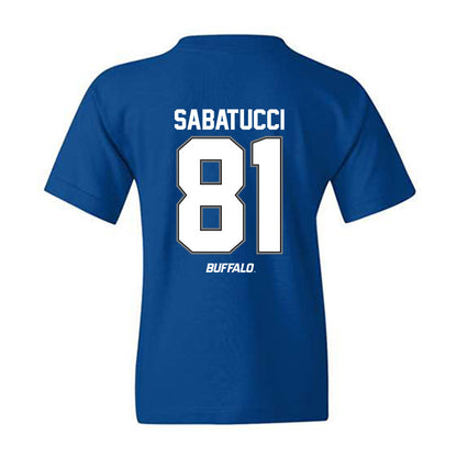 Buffalo - NCAA Football : TJ Sabatucci - Classic Shersey Youth T-Shirt-1
