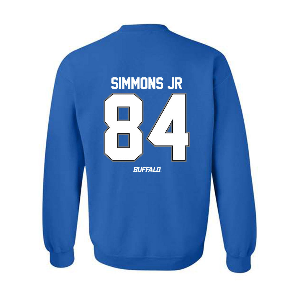 Buffalo - NCAA Football : Tyrell Simmons Jr - Classic Shersey Crewneck Sweatshirt-1