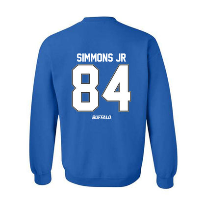 Buffalo - NCAA Football : Tyrell Simmons Jr - Classic Shersey Crewneck Sweatshirt-1