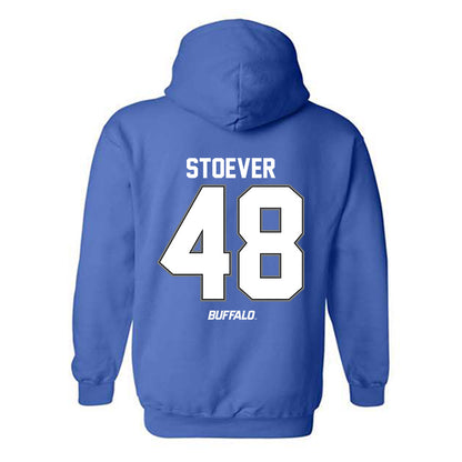 Buffalo - NCAA Football : Joseph Stoever - Classic Shersey Hooded Sweatshirt-1