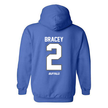 Buffalo - NCAA Football : Stevie Bracey - Classic Shersey Hooded Sweatshirt-1