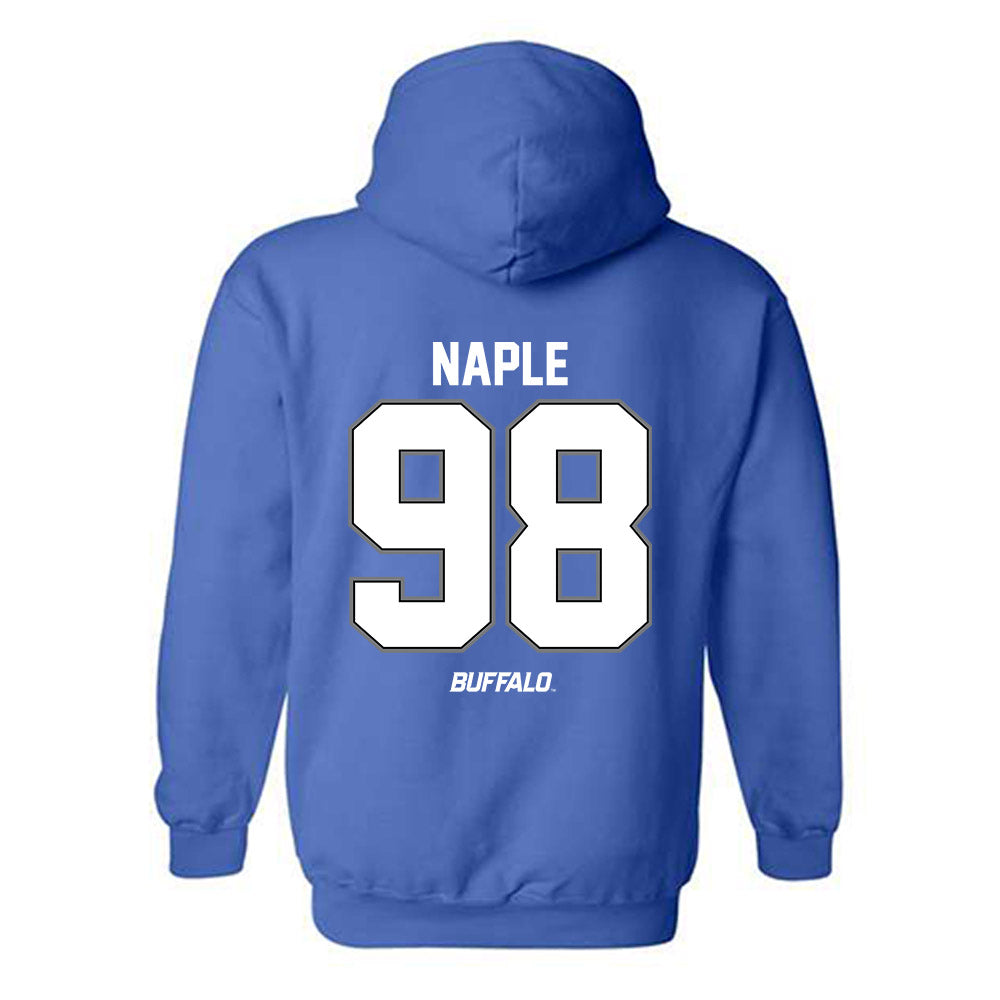 Buffalo - NCAA Football : Mason Naple - Classic Shersey Hooded Sweatshirt-1