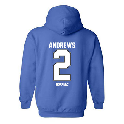Buffalo - NCAA Football : Jaylen Andrews - Classic Shersey Hooded Sweatshirt-1