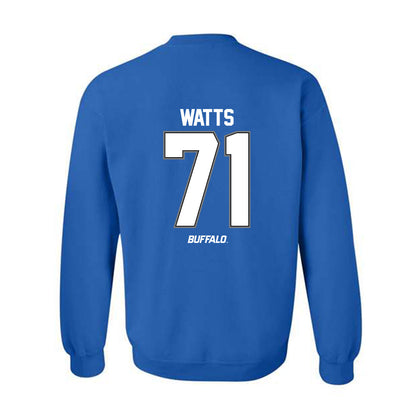 Buffalo - NCAA Football : Caleb Watts - Crewneck Sweatshirt-1