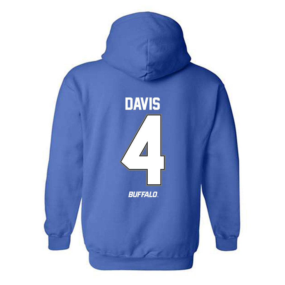 Buffalo - NCAA Football : Ronnell Davis - Classic Shersey Hooded Sweatshirt-1