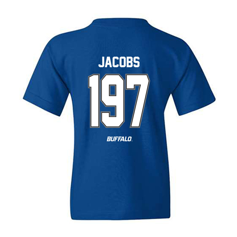 Buffalo - NCAA Wrestling : Connor Jacobs - Youth T-Shirt-1