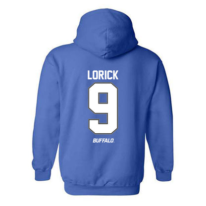 Buffalo - NCAA Men's Basketball : Antoine Lorick - Classic Shersey Hooded Sweatshirt-1