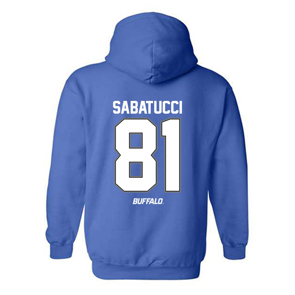 Buffalo - NCAA Football : TJ Sabatucci - Classic Shersey Hooded Sweatshirt-1