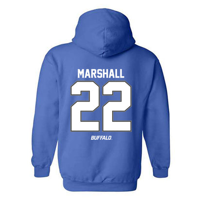 Buffalo - NCAA Women's Basketball : Jadeah Marshall - Classic Shersey Hooded Sweatshirt-1